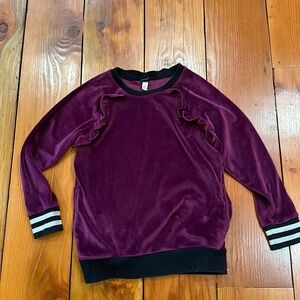 Tea Collection ruffle sweatshirt size 10